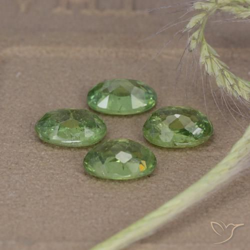 Gemme di Granato demantoide Verde foresta naturale da 2.56 ct, Ovale, VS-SI