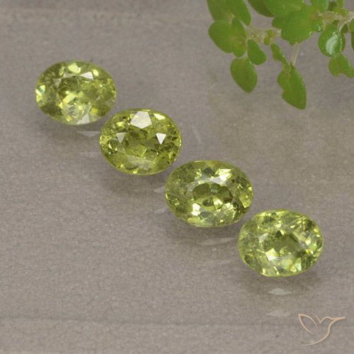 1.79ctw Naturale Caldo bosco verde Granato demantoide, Ovale, VS-SI