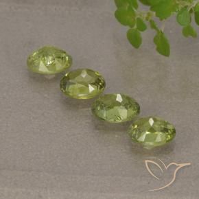 Gemme di Granato demantoide Caldo bosco verde naturale da 1.79 ct, Ovale, VS-SI