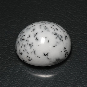 Agata dendritica naturale multicolore da 21,31 ct, taglio ovale, opaco