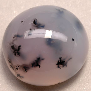 Agata dendritica naturale multicolore da 33,46 ct, trasparente, trasparente/traslucido