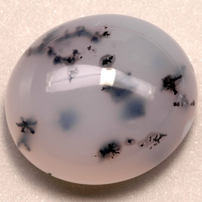 Agata dendritica naturale multicolore da 58,60 ct, trasparente, trasparente/traslucido