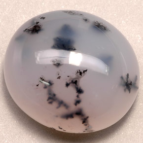 Agata dendritica naturale multicolore da 58,60 ct, trasparente, trasparente/traslucido