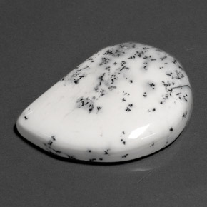 Agata dendritica naturale multicolore da 26,63 ct, forma fantasia, opaco