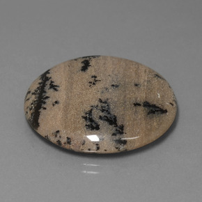 Agata dendritica Multicolore naturale da 36.61 ct, Taglio rotondo, Opaco