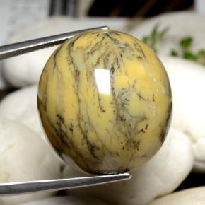 Agata dendritica Multicolore naturale da 44.92 ct, Taglio ovale, Opaco