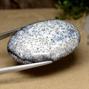 Agata dendritica Multicolore naturale da 104.78 ct, Taglio ovale, Opaco