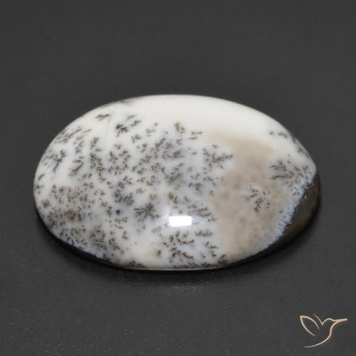 Agata dendritica Multicolore naturale da 9.34 ct, Ovale, Opaco