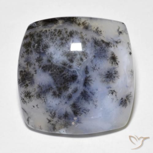 18.18ct Naturale Multicolore Agata dendritica, Cuscino, Traslucido
