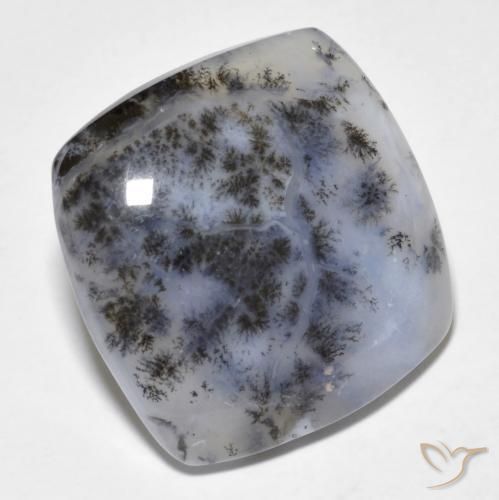 Agata dendritica Multicolore naturale da 18.18 ct, Cuscino, Traslucido