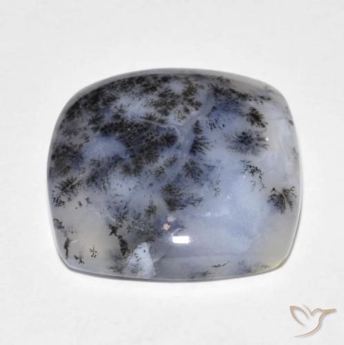 Agata dendritica Multicolore naturale da 18.18 ct, Cuscino, Traslucido