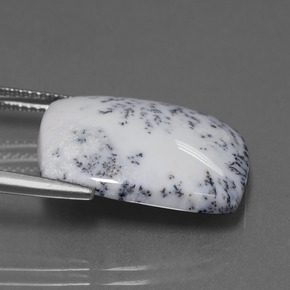 Calcedonio dendritico Multicolore naturale da 11.33 ct, Taglio a cuscino, Opaco