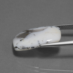 Calcedonio dendritico Multicolore naturale da 10.32 ct, Taglio a cuscino, Traslucido