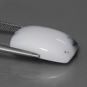 Calcedonio dendritico Multicolore naturale da 10.95 ct, Taglio a cuscino, Opaco