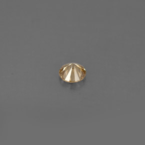Diamante Color champagne naturale da 0.15 ct, Taglio rotondo, VS