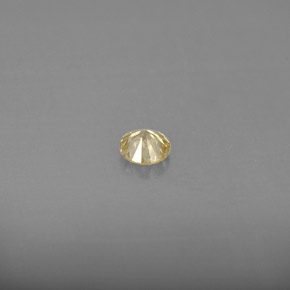 Diamante naturale giallo da 0,18 ct, taglio rotondo, VS