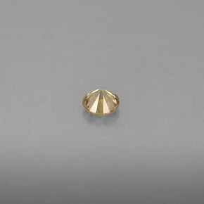 Diamante naturale giallo da 0,20 ct, taglio rotondo, VS