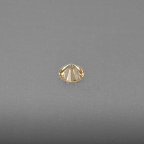 Diamante Color champagne naturale da 0.16 ct, Taglio rotondo, VS