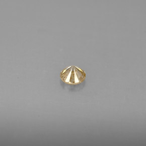 Diamante Color champagne naturale da 0.19 ct, Taglio rotondo, VS