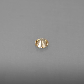 Diamante naturale giallo da 0,14 ct, taglio rotondo, VS