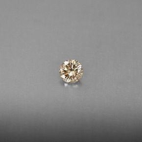 Diamante Color champagne naturale da 0.14 ct, Taglio rotondo, VS
