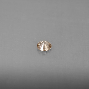 Diamante Color champagne naturale da 0.14 ct, Taglio rotondo, VS