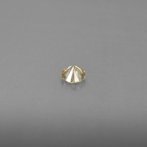 Diamante naturale giallo da 0,16 ct, taglio rotondo, VS