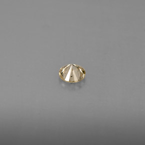 Diamante naturale giallo da 0,21 ct, taglio rotondo, VS