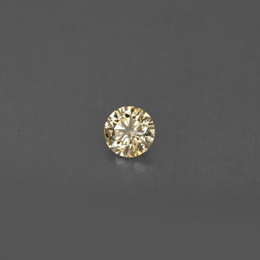 Diamante Color champagne naturale da 0.18 ct, Taglio rotondo, VS