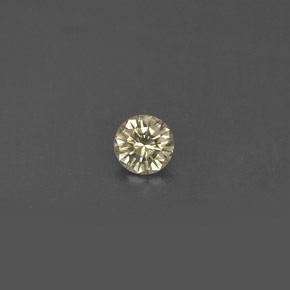 Diamante naturale giallo da 0,17 ct, taglio rotondo, VS