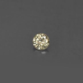 Diamante naturale giallo da 0,17 ct, taglio rotondo, VS
