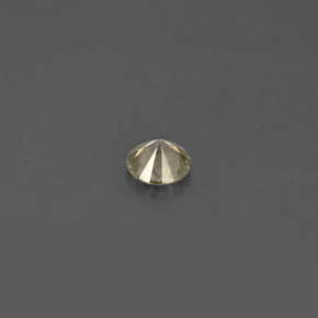 Diamante naturale giallo da 0,17 ct, taglio rotondo, VS