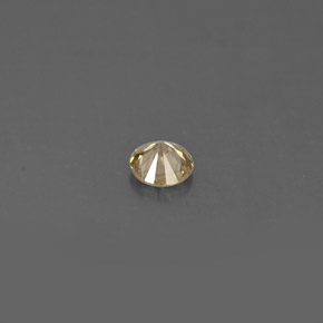 Diamante naturale giallo da 0,17 ct, taglio rotondo, VS