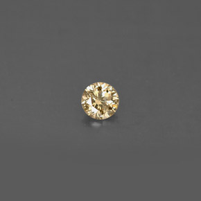 Diamante Marrone naturale da 0.14 ct, Taglio rotondo, VS