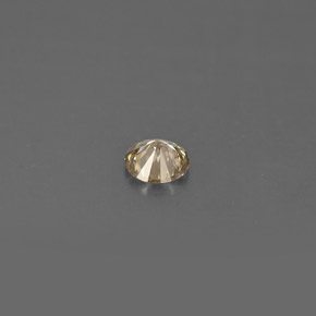 Diamante naturale marrone da 0,16 ct, taglio rotondo, VS