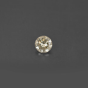 Diamante naturale giallo da 0,16 ct, taglio rotondo, VS