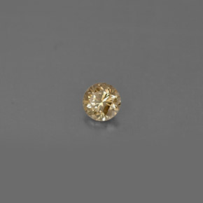 Diamante Color champagne naturale da 0.16 ct, Taglio rotondo, VS