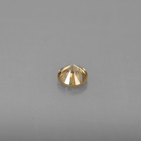 Diamante Color champagne naturale da 0.24 ct, Taglio rotondo, VS