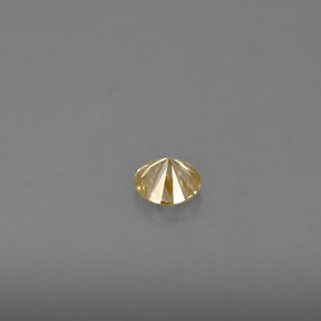 Diamante naturale giallo da 0,19 ct, taglio rotondo, VS