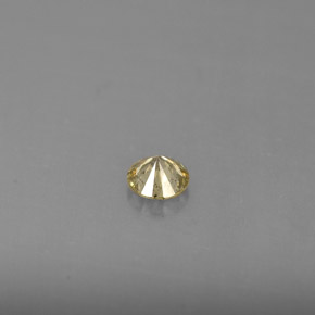 Diamante color champagne naturale da 0,16 ct, taglio rotondo, VS