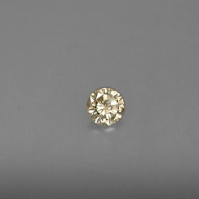 Diamante Color champagne naturale da 0.14 ct, Taglio rotondo, VS