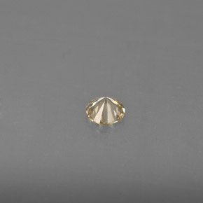 Diamante Color champagne naturale da 0.14 ct, Taglio rotondo, VS