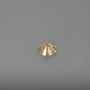 Diamante naturale giallo da 0,16 ct, taglio rotondo, VS