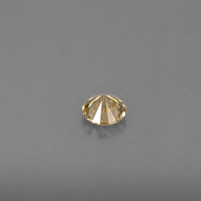 Diamante naturale champagne da 0,22 ct, taglio rotondo, VS