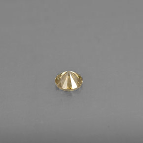 Diamante naturale giallo da 0,14 ct, taglio rotondo, VS