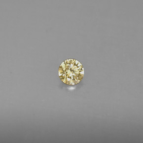 Diamante Color champagne naturale da 0.13 ct, Taglio rotondo, VS