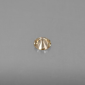 Diamante naturale giallo da 0,18 ct, taglio rotondo, VS