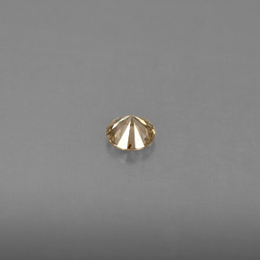 Diamante naturale giallo da 0,16 ct, taglio rotondo, VS