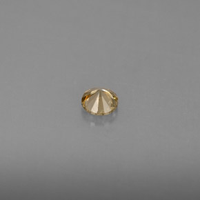Diamante Color champagne naturale da 0.17 ct, Taglio rotondo, VS