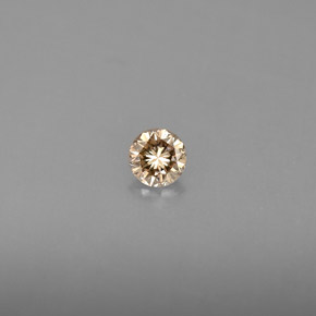 Diamante naturale giallo da 0,16 ct, taglio rotondo, VS